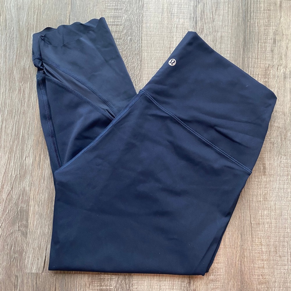 Lululemon Wunder Under Scalloped Hem High-Rise Crop 23" Size 14